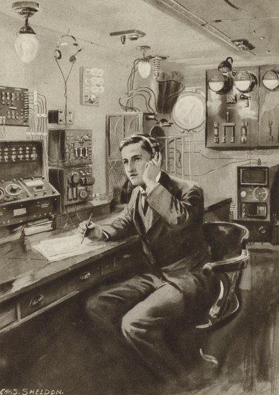 Trådløs operatør av after Charles Mills Sheldon