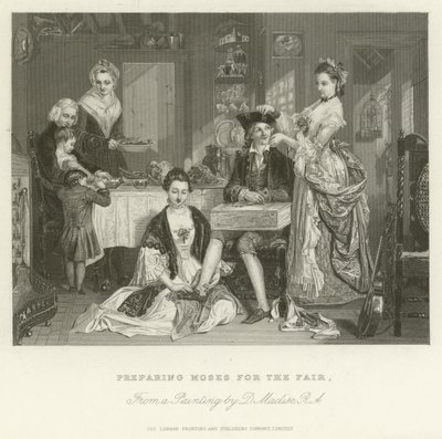 Forbereder Moses til messen av after Daniel Maclise