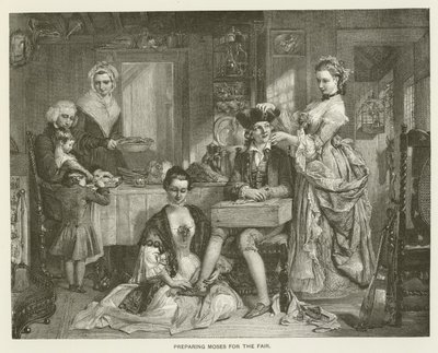 Forbereder Moses til messen av after Daniel Maclise