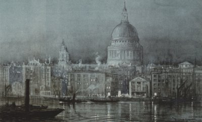 St Pauls fra elven av after Donald Maxwell
