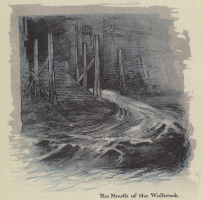 Munningen til Walbrook av after Donald Maxwell