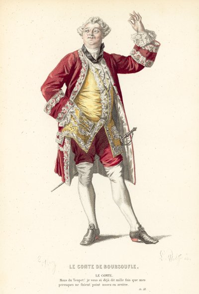 Greven av Boursoufle av after Edmond A.F. Geffroy