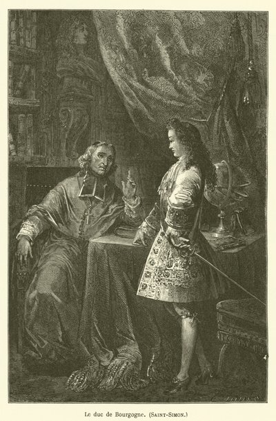 Hertugen av Burgund, Saint-Simon av after Emile Antoine Bayard