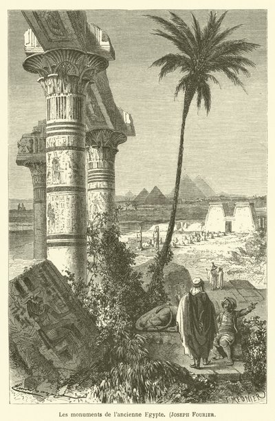 Monumenter fra det gamle Egypt, Joseph Fourier av after Emile Antoine Bayard