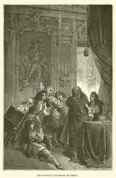 Minner, Prinsen av Ligne av after Emile Antoine Bayard
