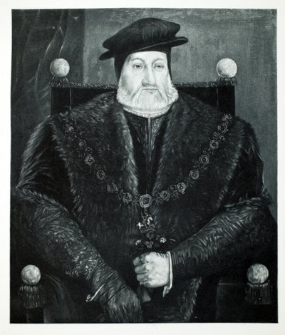 Charles Brandon, hertug av Suffolk, ca. 1544, pub. 1902 (kollotype) av after English School
