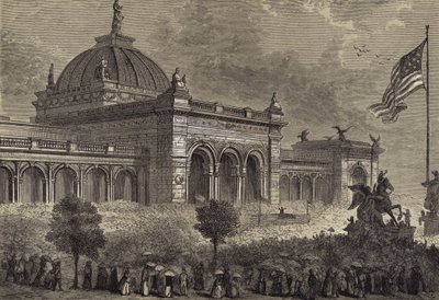 Åpning av hundreårsutstillingen, 10. mai 1876 av after Felix Octavius Carr Darley