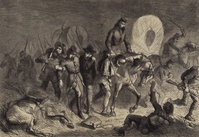 De konføderertes tilbaketrekning fra Shiloh av after Felix Octavius Carr Darley