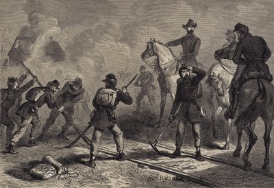 Shermans mars til havet av after Felix Octavius Carr Darley