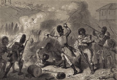 Britene slo tilbake ved Fort Stephenson av after Felix Octavius Carr Darley