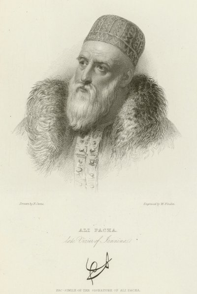 Ali Pacha, avdøde vesir av Jannina av after Frank Stone