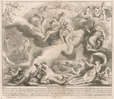 Prima Macchina for Kina av 1743: Venus Genetrix av after François Hutin Miguel de Sorellò