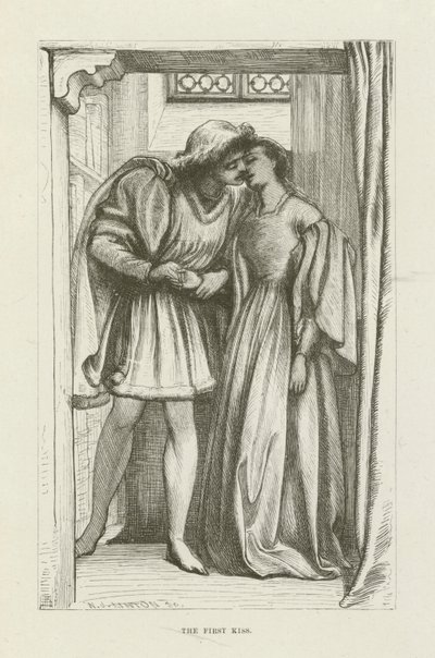Illustrasjon for Romola av George Eliot av after Frederic Leighton