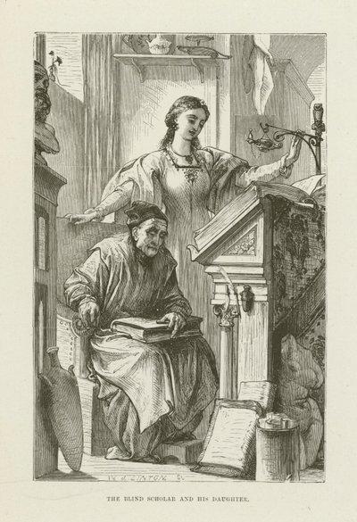 Illustrasjon for Romola av George Eliot av after Frederic Leighton