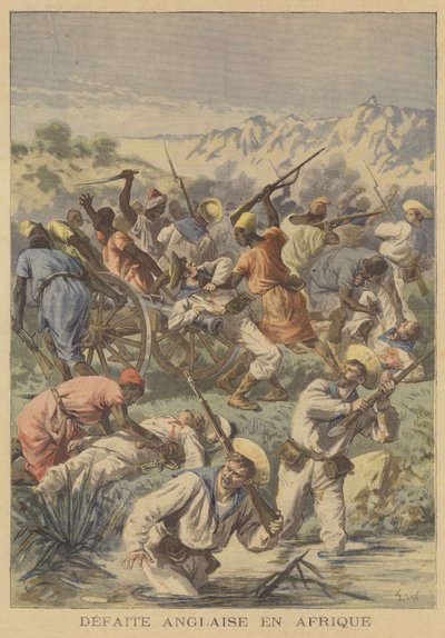 Et britisk nederlag i Afrika av after Frederic Theodore Lix