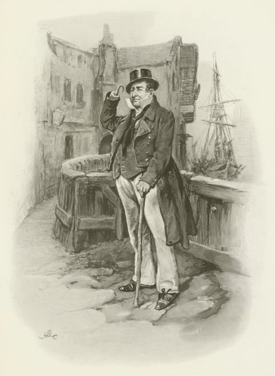 Kaptein Cuttle av after Frederick Barnard
