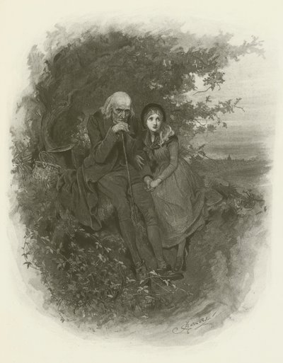 Lille Nell og hennes bestefar av after Frederick Barnard