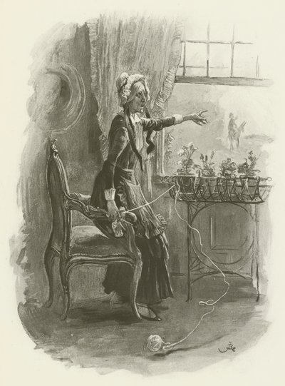 Frøken Betsy Trotwood av after Frederick Barnard