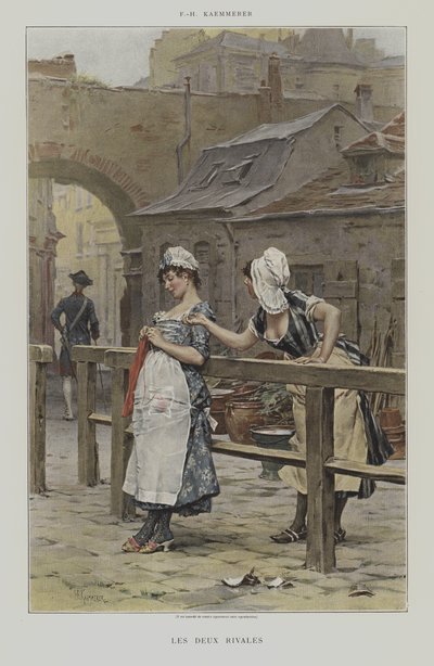 De to rivalene av after Frederik Hendrik Kaemmerer