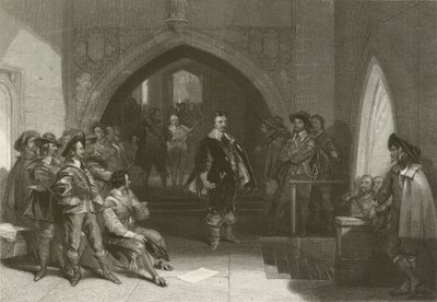 Arrestasjon av Strafford av after George Cattermole