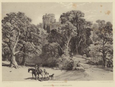 Naworth Castle, Cumberland av after George Cattermole