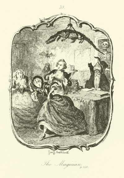 Illustrasjon for Peregrine Pickle av Tobias Smollett av after George Cruikshank