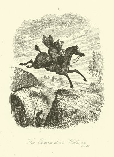 Illustrasjon for Peregrine Pickle av Tobias Smollett av after George Cruikshank