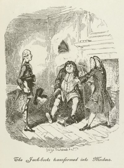 Illustrasjon for Tristram Shandy av after George Cruikshank