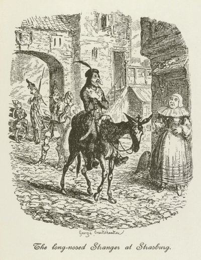 Illustrasjon for Tristram Shandy av after George Cruikshank