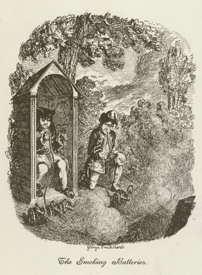 Illustrasjon for Tristram Shandy av after George Cruikshank