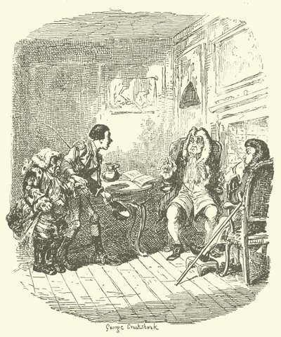 Illustrasjon for Tristram Shandy av after George Cruikshank