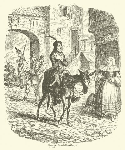Illustrasjon for Tristram Shandy av after George Cruikshank