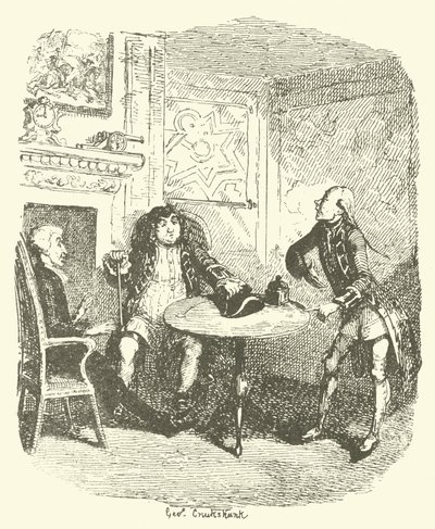 Illustrasjon for Tristram Shandy av after George Cruikshank