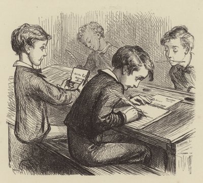Brevet Hjem av after George Housman Thomas