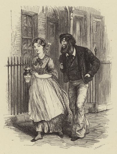 W M Thackerays Ballad Of Eliza Davis av after George Housman Thomas