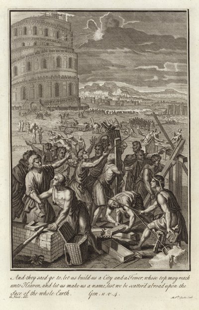 Babelstårnet av after Gerard Hoet