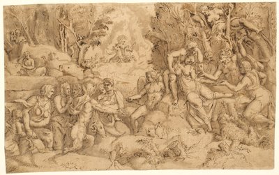Procris død av after Giorgio Ghisi