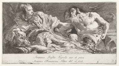 Venezia mottar hyllingen av Neptun av after Giovanni Battista Tiepolo Giovanni Domenico Tiepolo