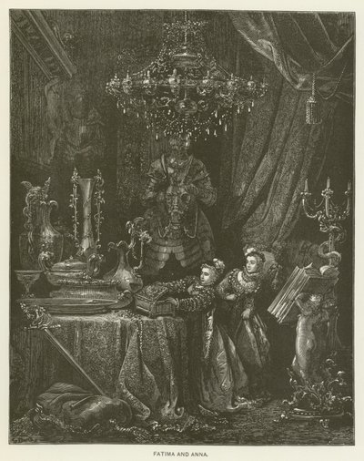 Fatima og Anna av Gustave after Dore