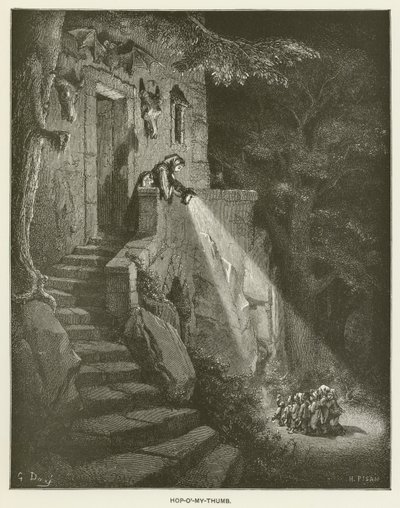 Hopp-o-Min-Tommel av Gustave after Dore