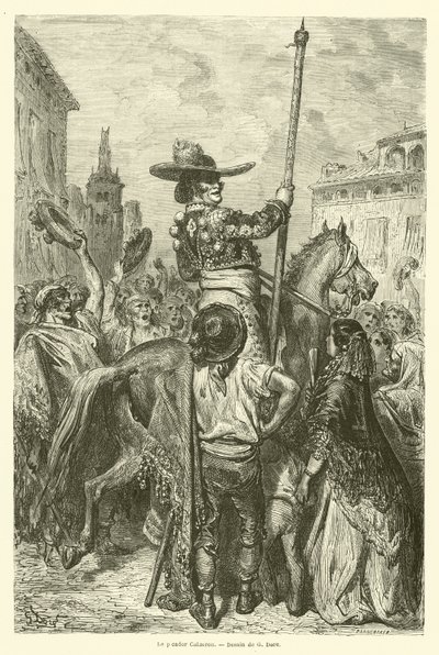 Calderon-hakkeren av Gustave after Dore