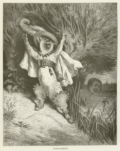 Puss-in-boots av Gustave after Dore