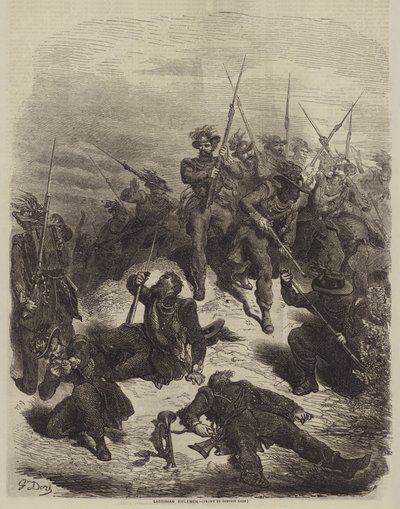 sardinske skyttere av Gustave after Dore