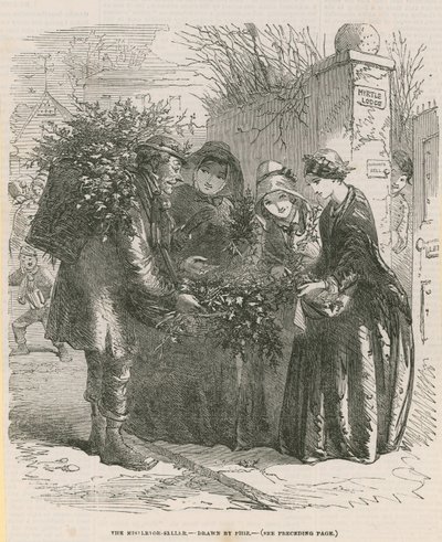 Mistelteinselgeren (gravering) av after Hablot Knight Browne