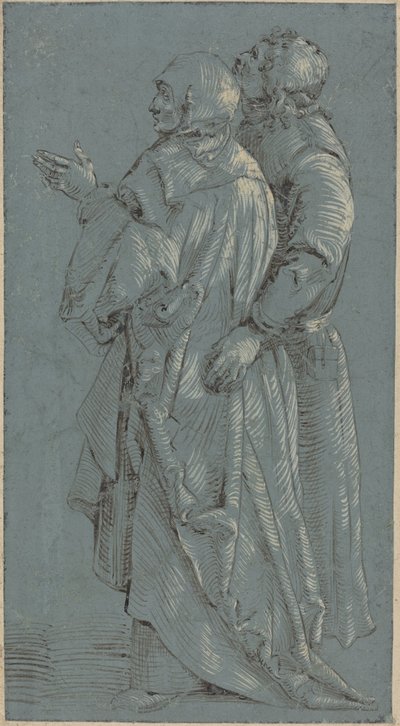 Jomfruen og den hellige Johannes av after Hans Baldung Grien