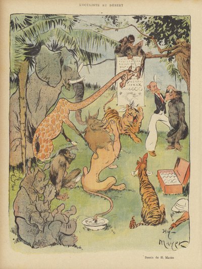 Illustrasjon for Le Rire av after Henri Meyer