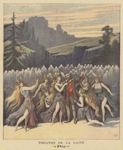 Rip, operette på Theatre de la Gaite av after Henri Meyer