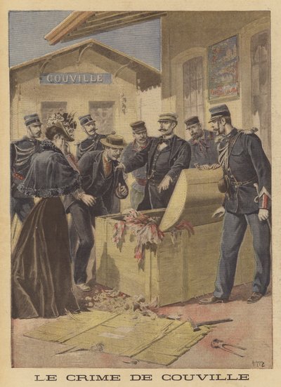 Forbrytelsen til Couville av after Henri Meyer