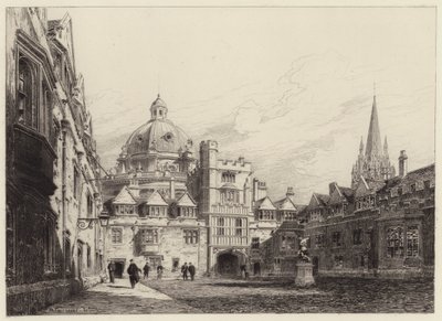 Brasenose College av after Henri Toussaint