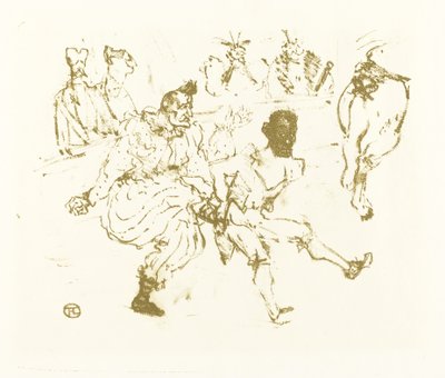 Footit og Chocolat (Footit et Chocolat) av after Henri de Toulouse Lautrec
